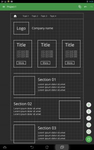 Wire Flow Wireframe Design